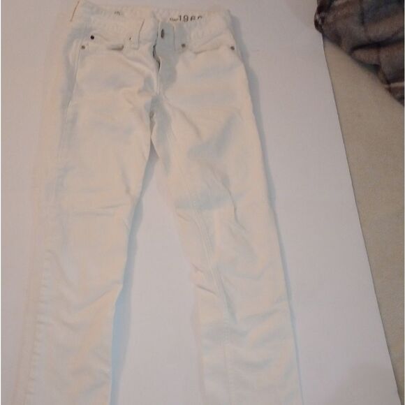 🆕👖GAP Real Straight Leg White Jeans - Picture 5 of 8